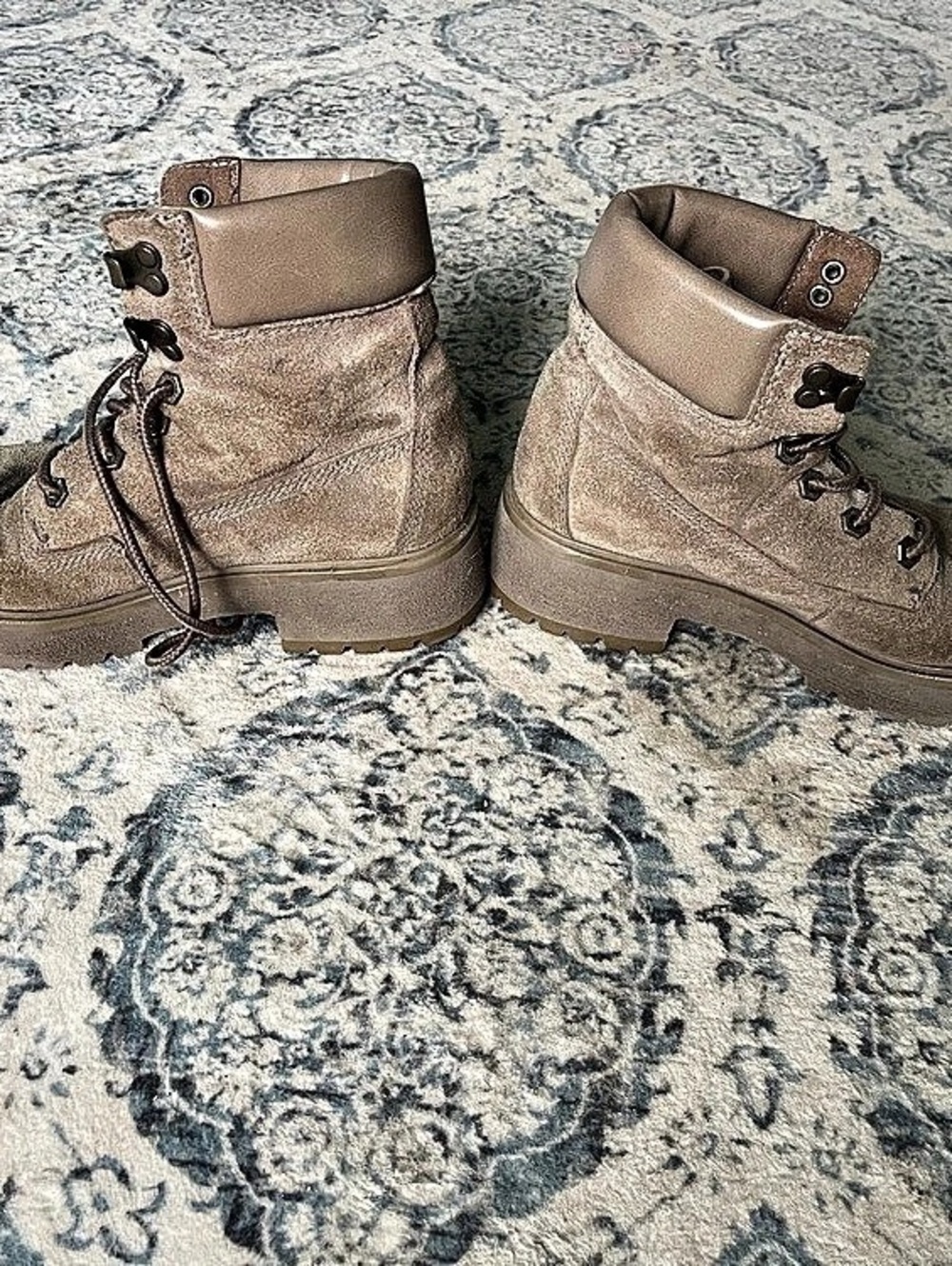 Suede Timberlands Woman Tan /Greyish SZ7